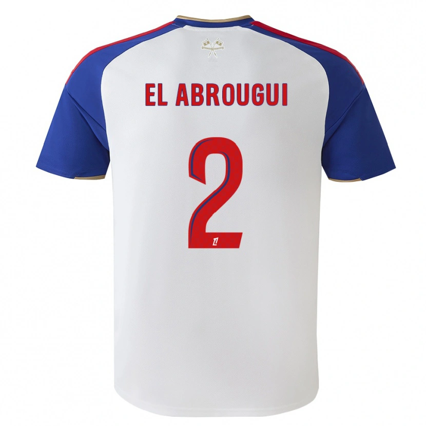 Danxen Heren Wassim El Abrougui #2 Royalblue Rood Wit Thuisshirt Thuistenue 2026/27 T-Shirt België