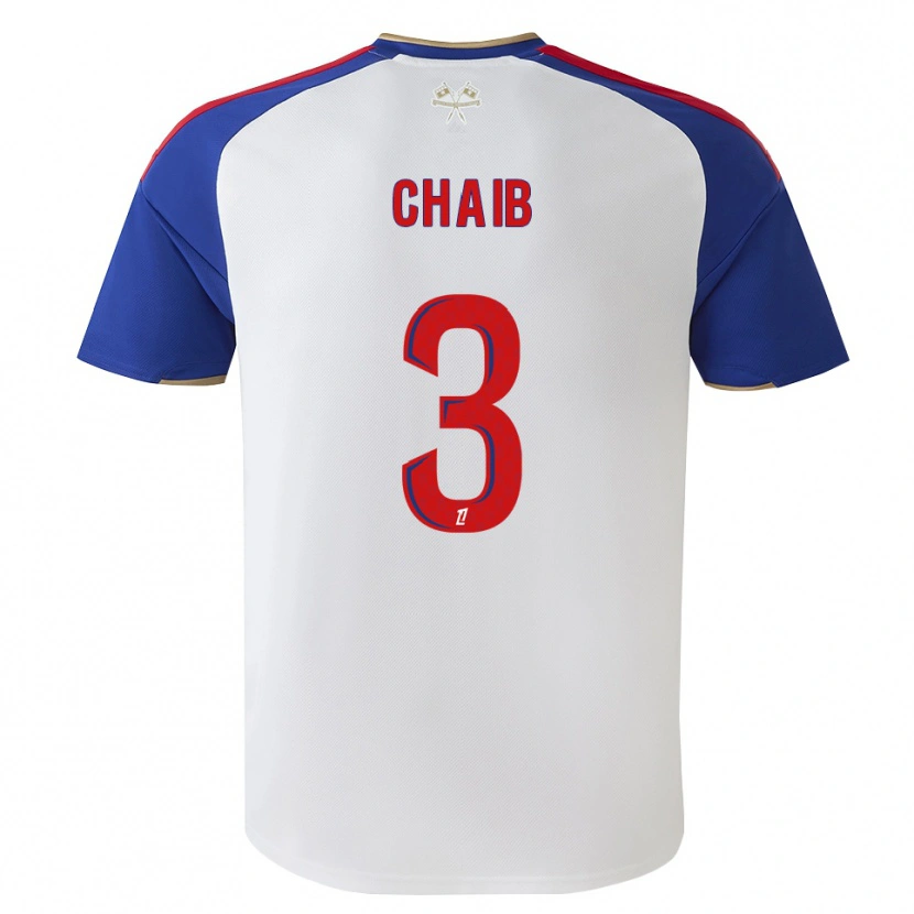 Danxen Heren Yacine Chaib #3 Royalblue Rood Wit Thuisshirt Thuistenue 2026/27 T-Shirt België