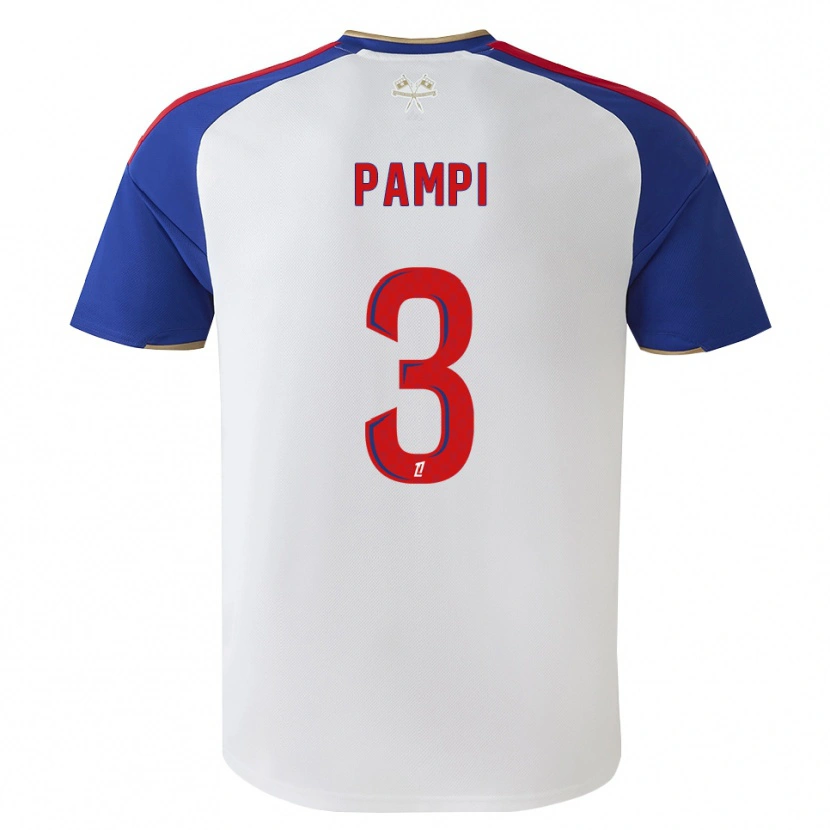 Danxen Heren Emanuel Pampi #3 Royalblue Rood Wit Thuisshirt Thuistenue 2026/27 T-Shirt België