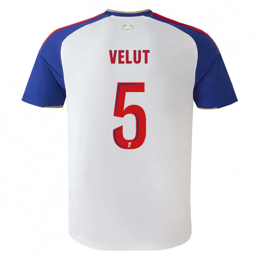 Danxen Heren Nolan Velut #5 Royalblue Rood Wit Thuisshirt Thuistenue 2026/27 T-Shirt België