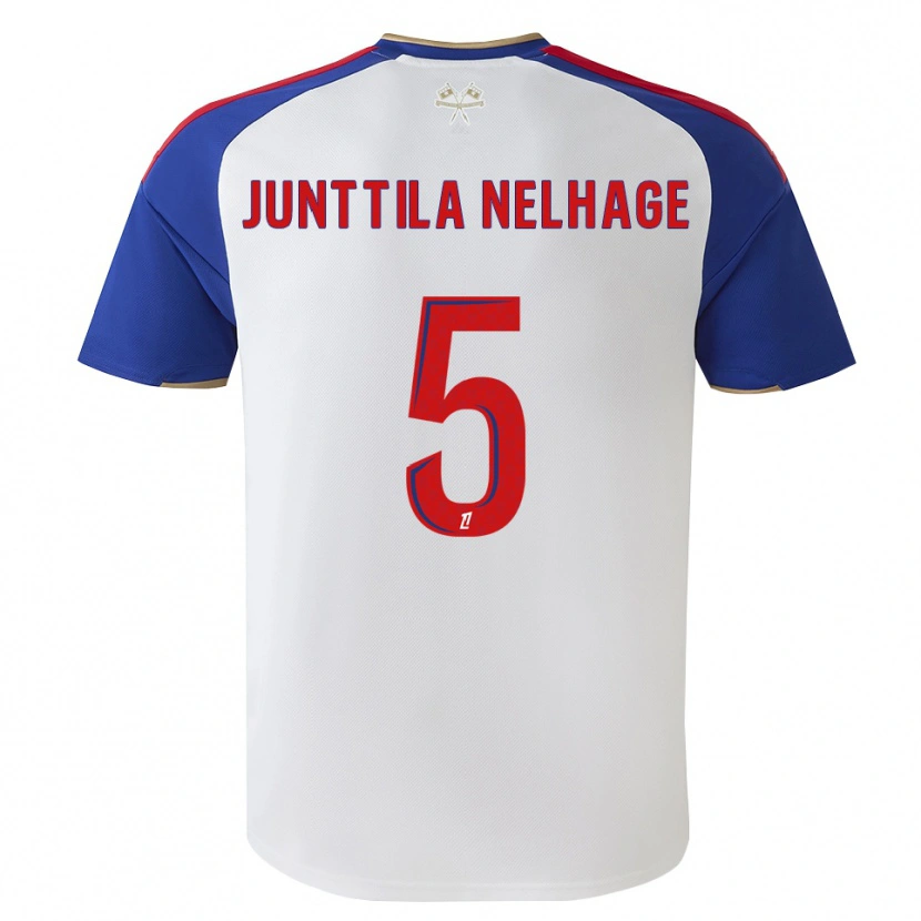 Danxen Heren Elma Junttila Nelhage #5 Royalblue Rood Wit Thuisshirt Thuistenue 2026/27 T-Shirt België