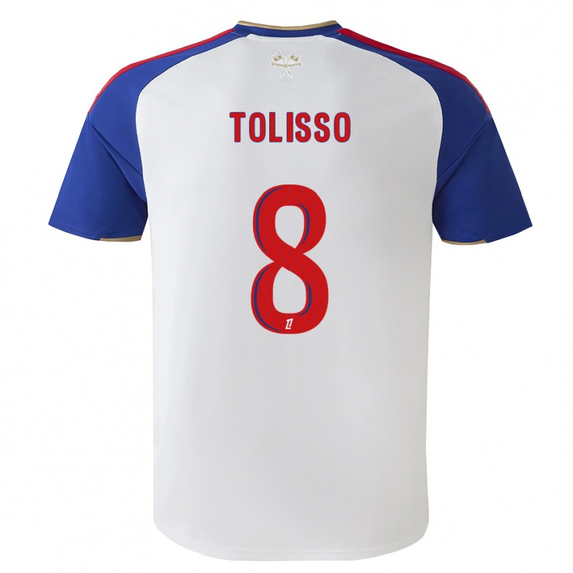 Danxen Heren Corentin Tolisso #8 Royalblue Rood Wit Thuisshirt Thuistenue 2026/27 T-Shirt België