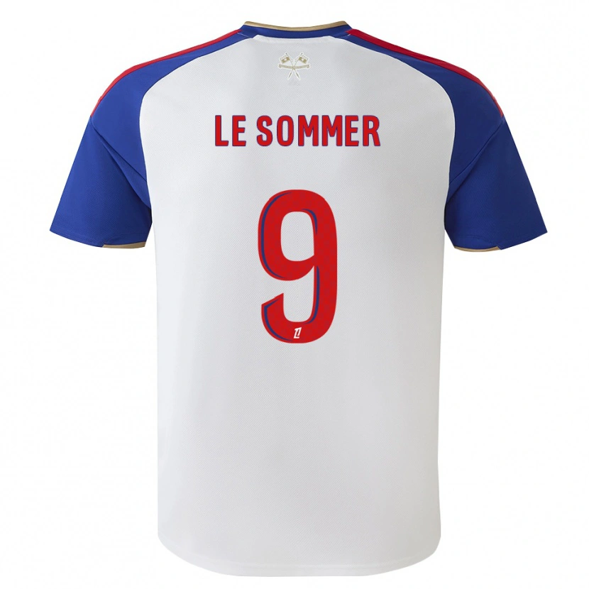 Danxen Heren Eugenie Le Sommer #9 Royalblue Rood Wit Thuisshirt Thuistenue 2026/27 T-Shirt België