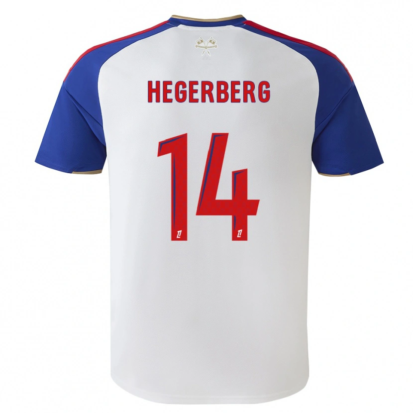 Danxen Heren Ada Hegerberg #14 Royalblue Rood Wit Thuisshirt Thuistenue 2026/27 T-Shirt België