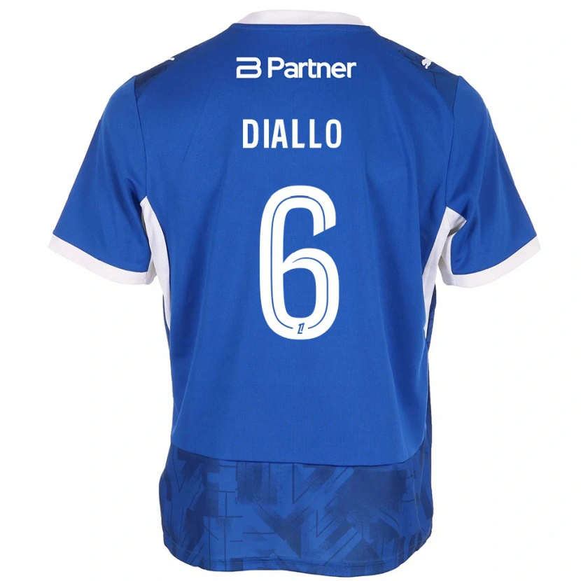 Danxen Heren Amadou Diallo #6 Mediumblue Wit Thuisshirt Thuistenue 2026/27 T-Shirt België