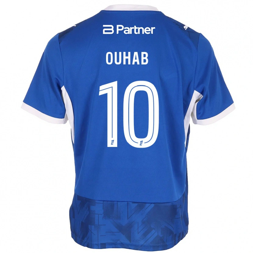 Danxen Heren Mathys Ouhab #10 Mediumblue Wit Thuisshirt Thuistenue 2026/27 T-Shirt België