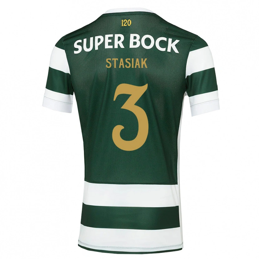Danxen Heren Jakub Stasiak #3 Donkerleigrijswit Thuisshirt Thuistenue 2026/27 T-Shirt België