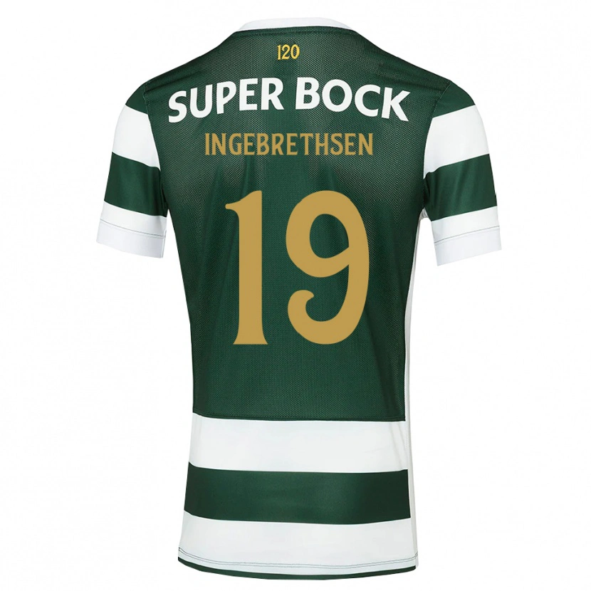Danxen Heren Erik Ingebrethsen #19 Donkerleigrijswit Thuisshirt Thuistenue 2026/27 T-Shirt België