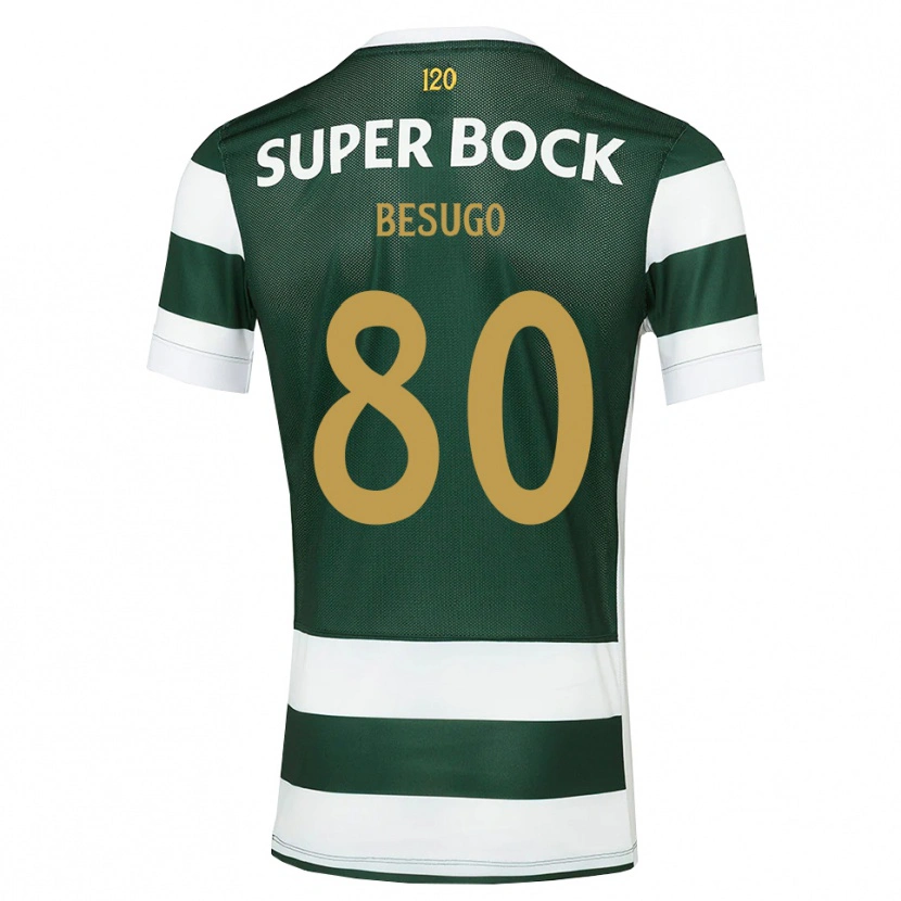 Danxen Heren Rafael Besugo #80 Donkerleigrijswit Thuisshirt Thuistenue 2026/27 T-Shirt België