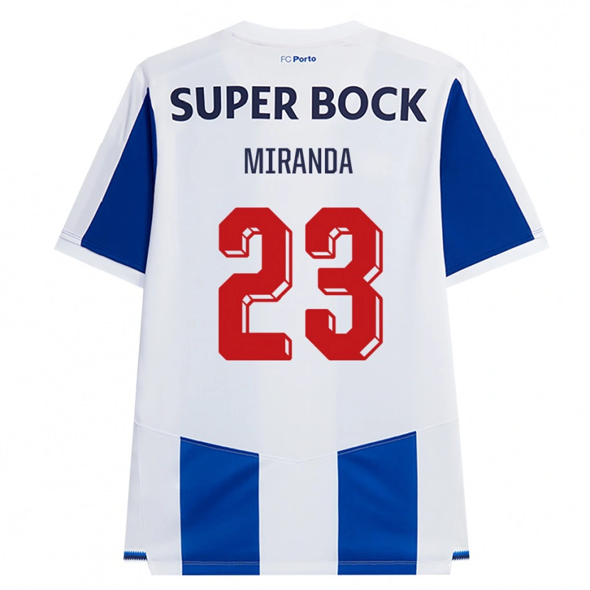 Danxen Heren João Miranda #23 Blauw Wit Rood Thuisshirt Thuistenue 2026/27 T-Shirt België