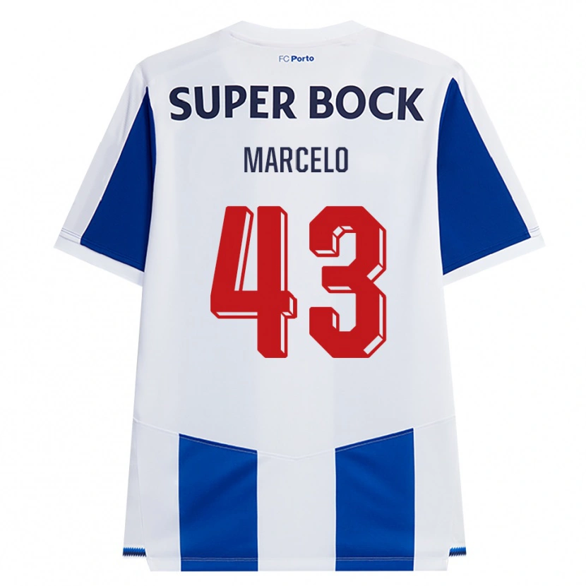 Danxen Heren Joao Marcelo #43 Blauw Wit Rood Thuisshirt Thuistenue 2026/27 T-Shirt België