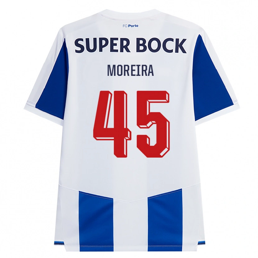 Danxen Heren João Moreira #45 Blauw Wit Rood Thuisshirt Thuistenue 2026/27 T-Shirt België