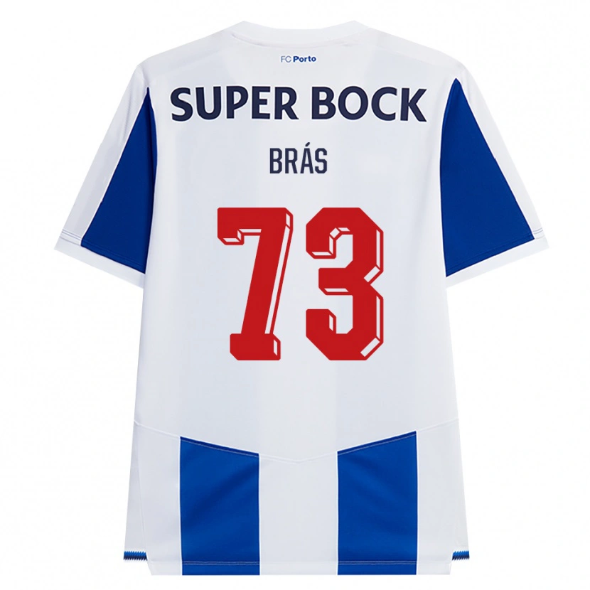 Danxen Heren Gabriel Brás #73 Blauw Wit Rood Thuisshirt Thuistenue 2026/27 T-Shirt België