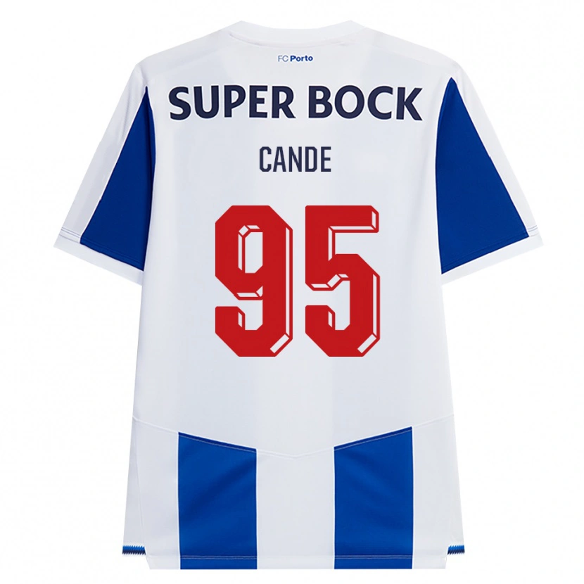 Danxen Heren Anhá Cande #95 Blauw Wit Rood Thuisshirt Thuistenue 2026/27 T-Shirt België