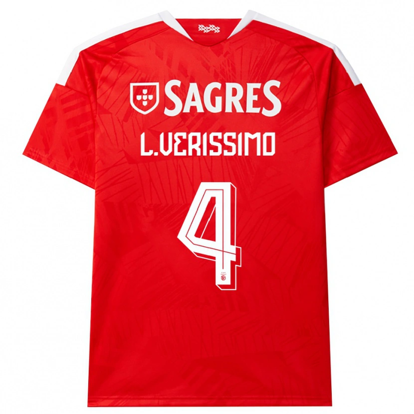 Danxen Heren Lucas Verissimo #4 Rood Wit Geel Thuisshirt Thuistenue 2026/27 T-Shirt België