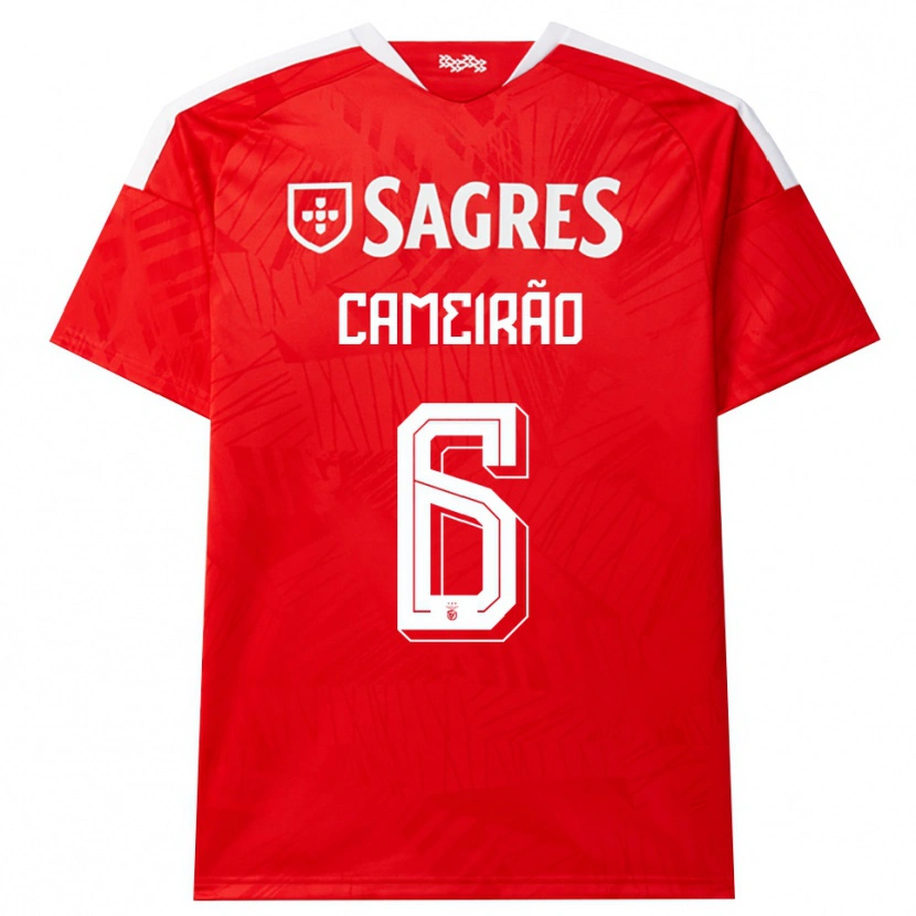 Danxen Heren Beatriz Cameirão #6 Rood Wit Geel Thuisshirt Thuistenue 2026/27 T-Shirt België