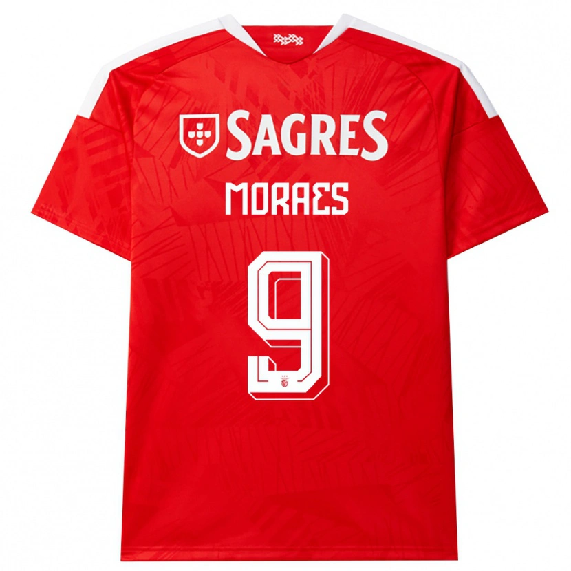 Danxen Heren Luca Moraes #9 Rood Wit Geel Thuisshirt Thuistenue 2026/27 T-Shirt België