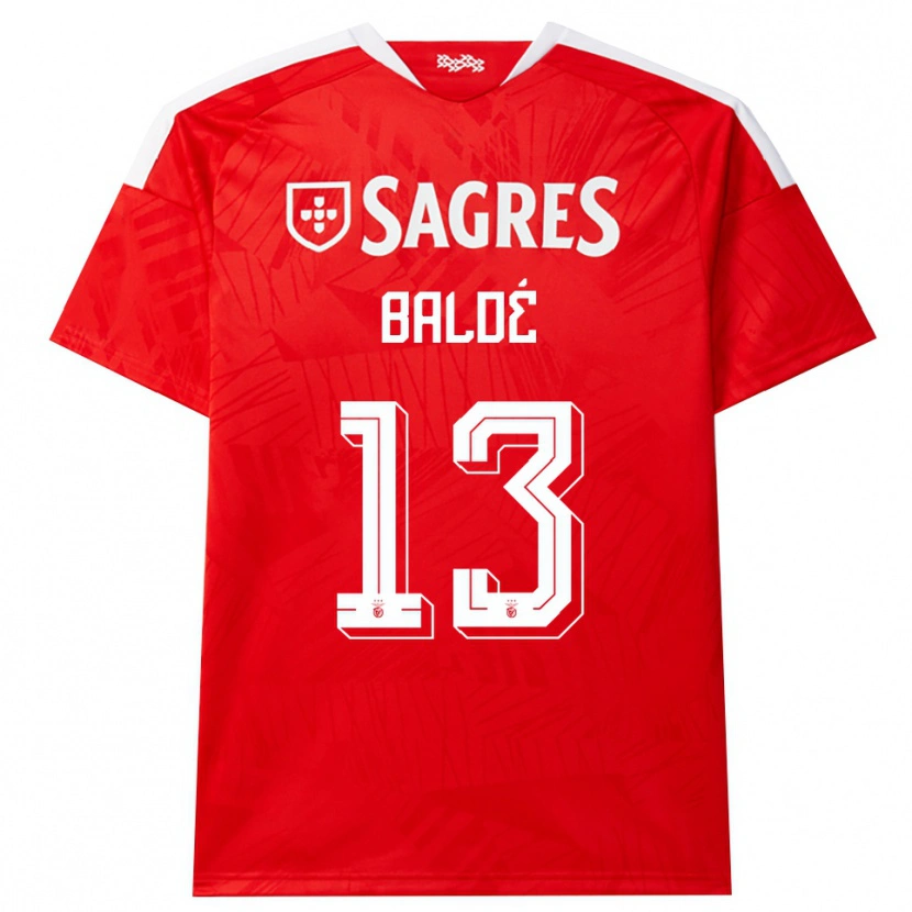 Danxen Heren Afonso Baldé #13 Rood Wit Geel Thuisshirt Thuistenue 2026/27 T-Shirt België