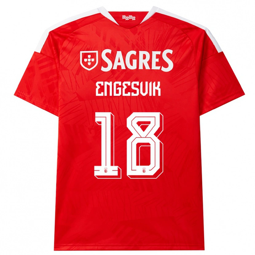 Danxen Heren Rakel Engesvik #18 Rood Wit Geel Thuisshirt Thuistenue 2026/27 T-Shirt België