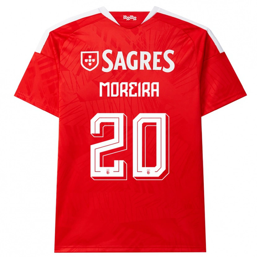Danxen Heren André Moreira #20 Rood Wit Geel Thuisshirt Thuistenue 2026/27 T-Shirt België