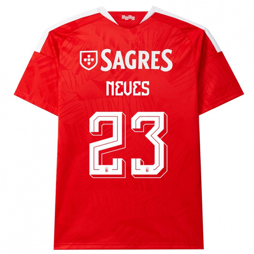 Danxen Heren Tiago Neves #23 Rood Wit Geel Thuisshirt Thuistenue 2026/27 T-Shirt België