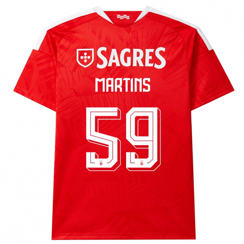 Danxen Heren Leandro Martins #59 Rood Wit Geel Thuisshirt Thuistenue 2026/27 T-Shirt België