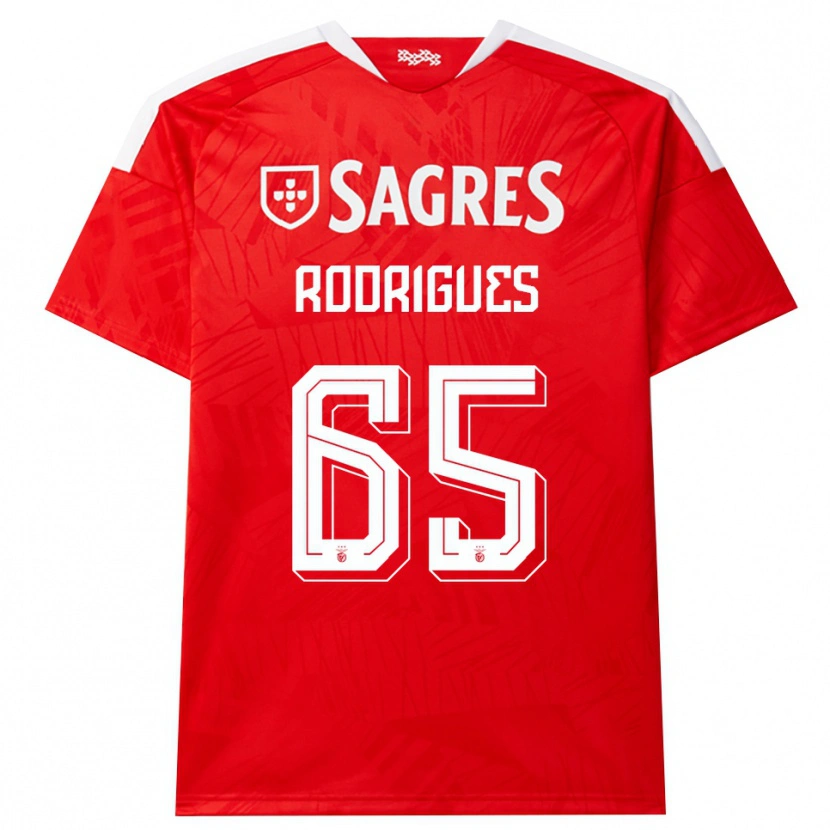 Danxen Heren Rafael Rodrigues #65 Rood Wit Geel Thuisshirt Thuistenue 2026/27 T-Shirt België
