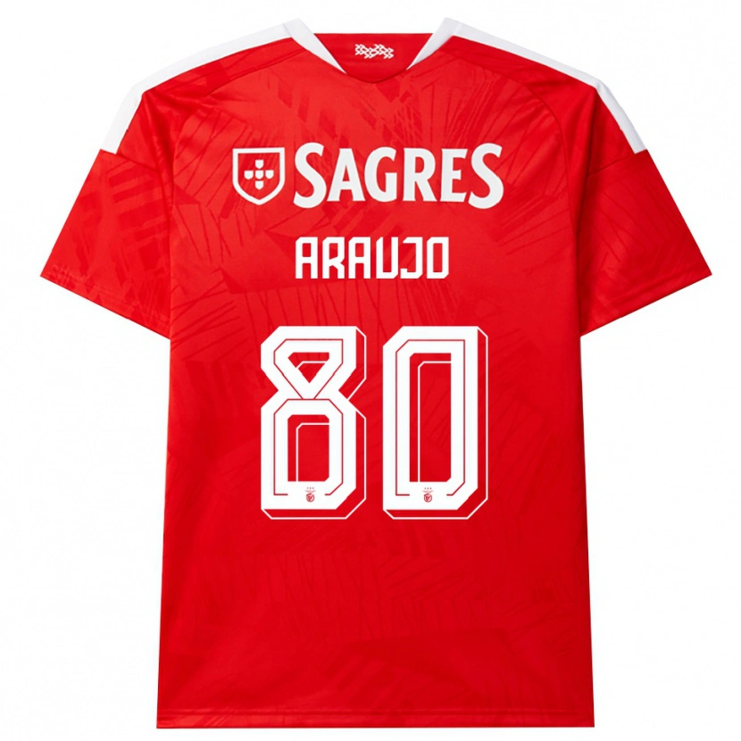 Danxen Heren Lais Araujo #80 Rood Wit Geel Thuisshirt Thuistenue 2026/27 T-Shirt België