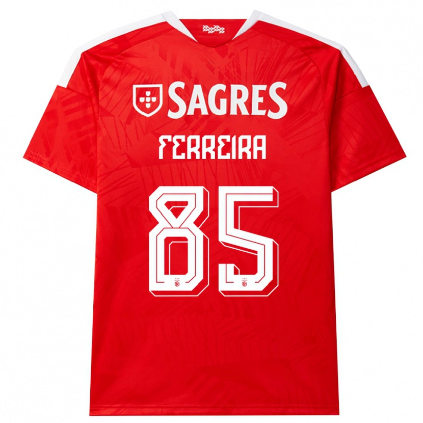 Danxen Heren Martim Ferreira #85 Rood Wit Geel Thuisshirt Thuistenue 2026/27 T-Shirt België