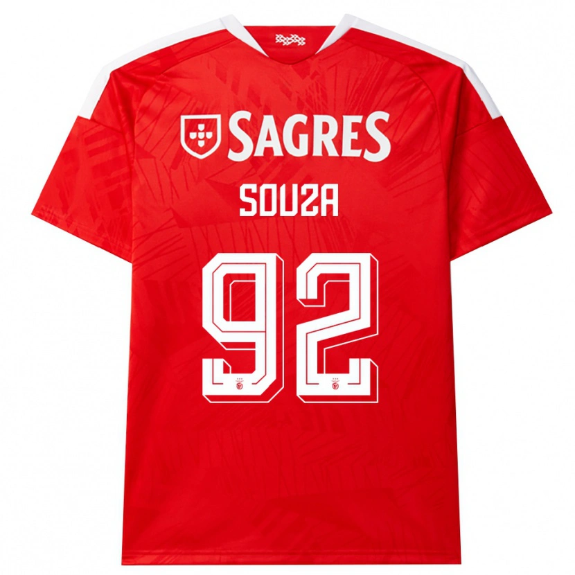 Danxen Heren Pedro Souza #92 Rood Wit Geel Thuisshirt Thuistenue 2026/27 T-Shirt België