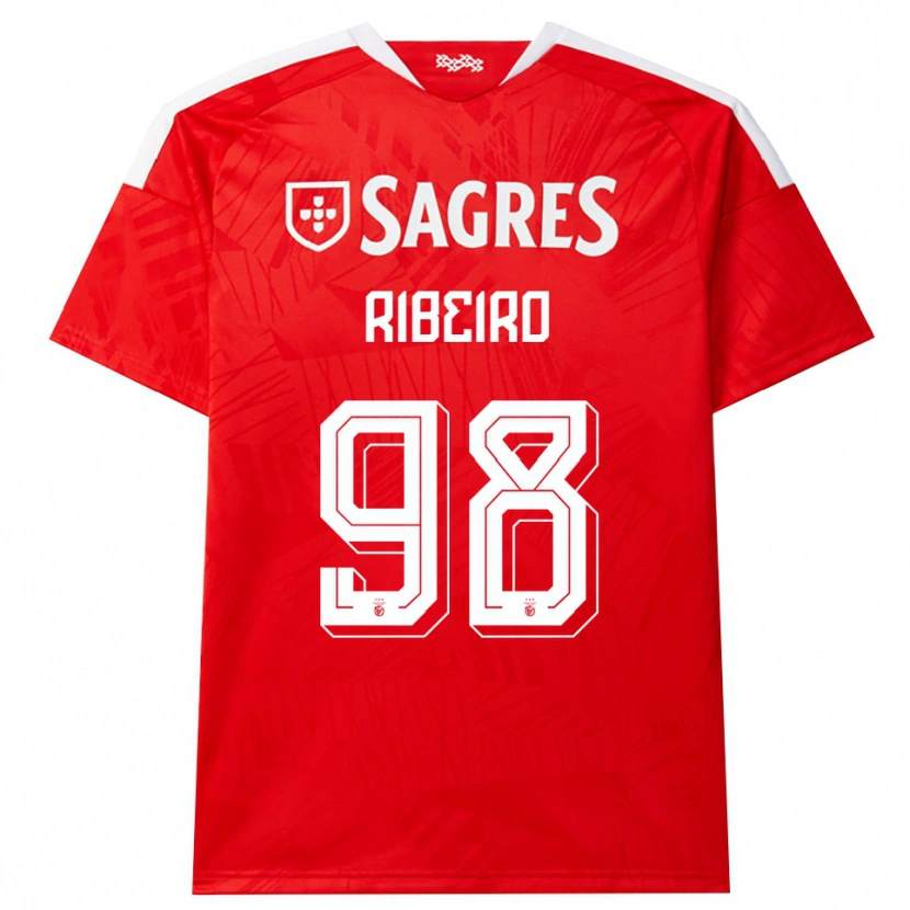 Danxen Heren Ricardo Ribeiro #98 Rood Wit Geel Thuisshirt Thuistenue 2026/27 T-Shirt België