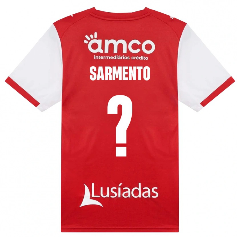 Danxen Heren Bernardo Sarmento #0 Wit Rood Zwart Thuisshirt Thuistenue 2026/27 T-Shirt België