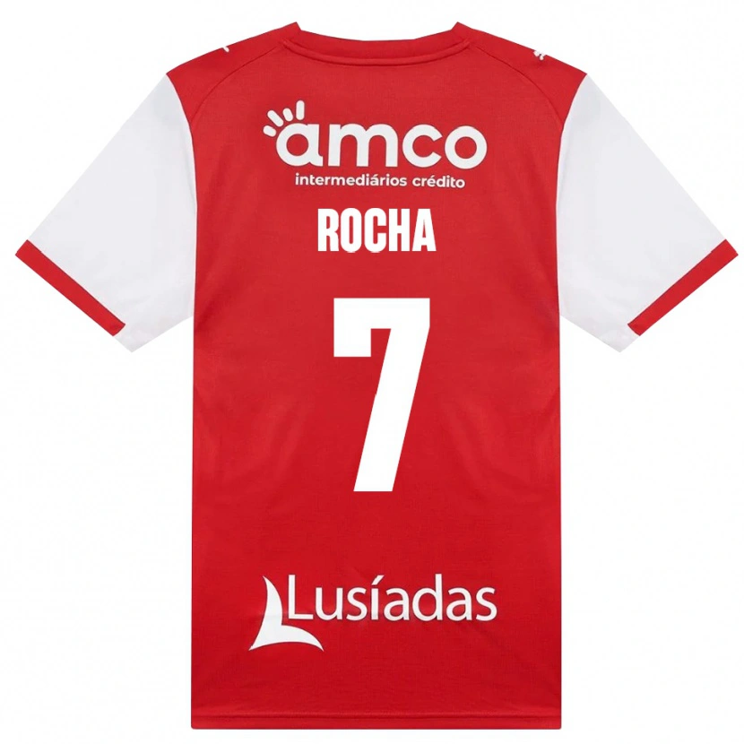 Danxen Heren Carolina Rocha #7 Wit Rood Zwart Thuisshirt Thuistenue 2026/27 T-Shirt België
