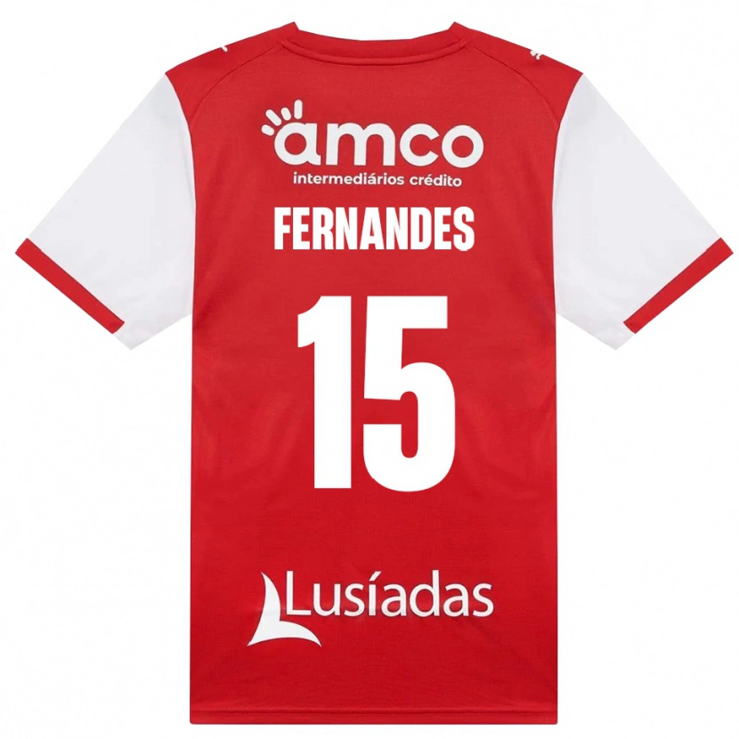 Danxen Heren Valdir Fernandes #15 Wit Rood Zwart Thuisshirt Thuistenue 2026/27 T-Shirt België