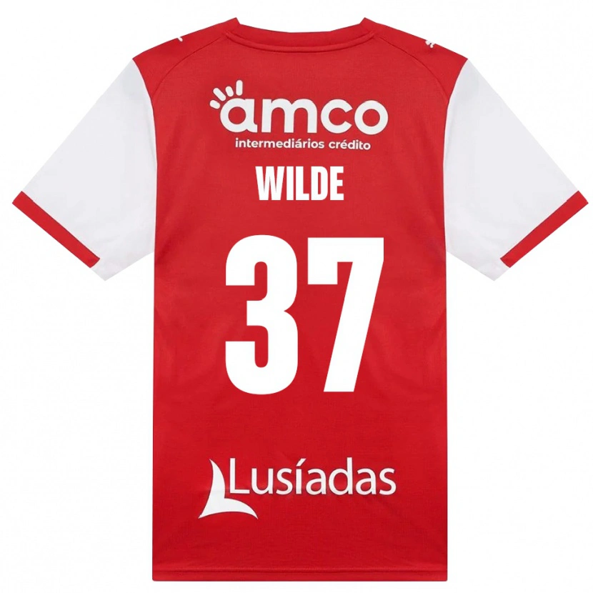 Danxen Heren Manjou Wilde #37 Wit Rood Zwart Thuisshirt Thuistenue 2026/27 T-Shirt België