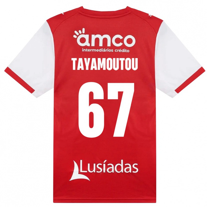 Danxen Heren Enzo Tayamoutou #67 Wit Rood Zwart Thuisshirt Thuistenue 2026/27 T-Shirt België