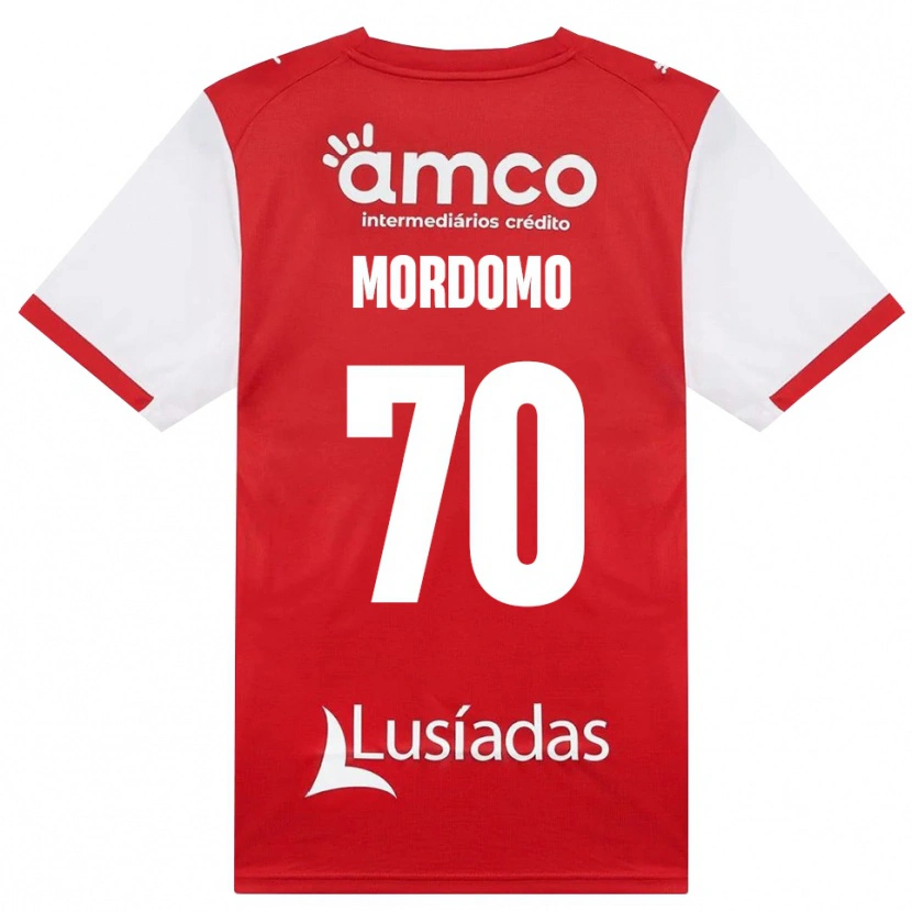 Danxen Heren Mordomo #70 Wit Rood Zwart Thuisshirt Thuistenue 2026/27 T-Shirt België