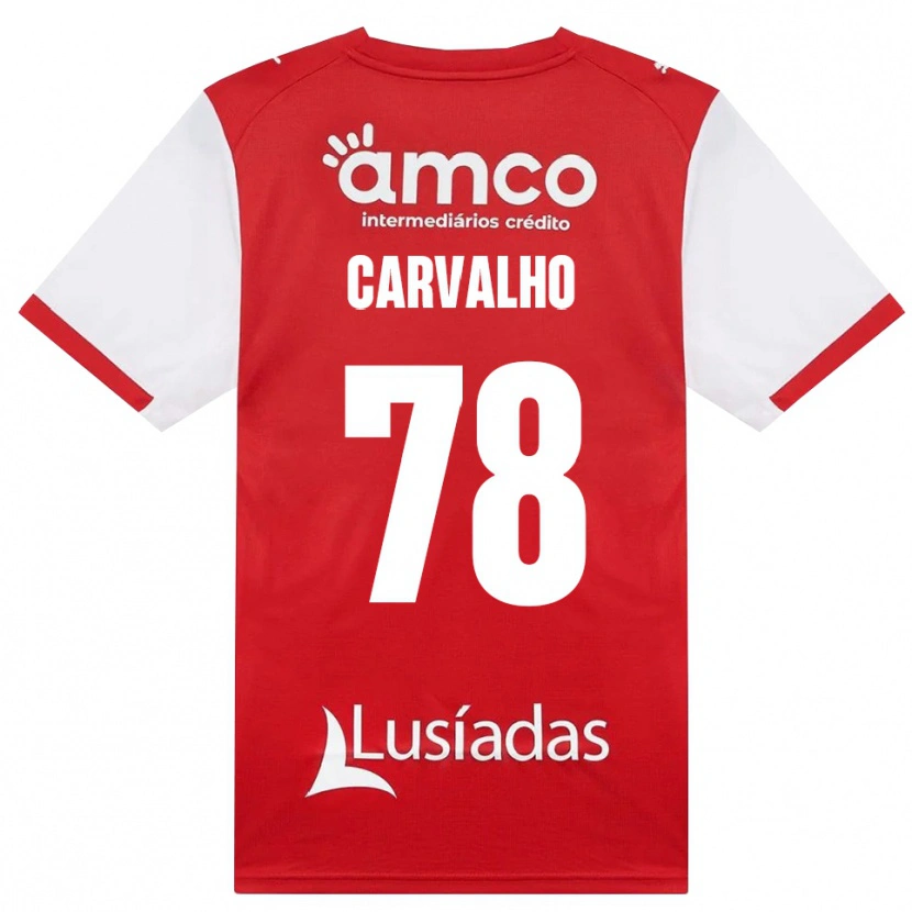 Danxen Heren João Carvalho #78 Wit Rood Zwart Thuisshirt Thuistenue 2026/27 T-Shirt België
