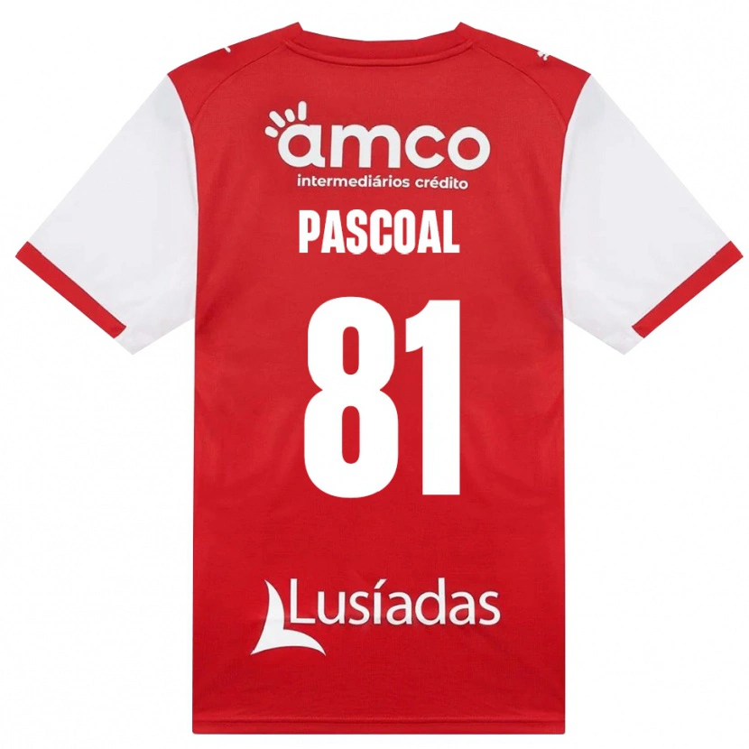 Danxen Heren Fodé Pascoal #81 Wit Rood Zwart Thuisshirt Thuistenue 2026/27 T-Shirt België