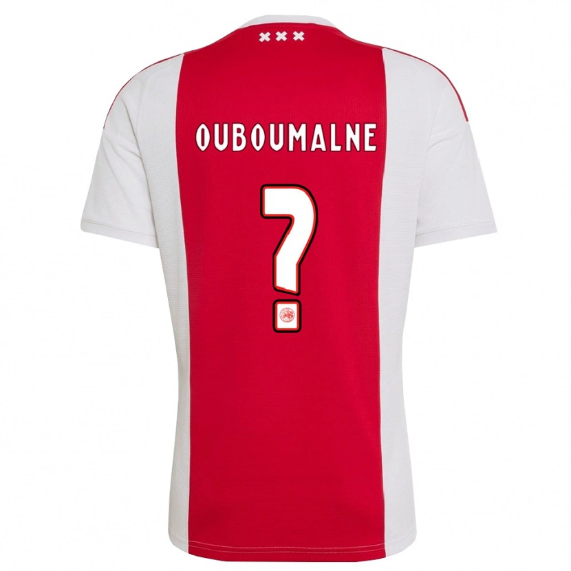 Danxen Heren Abdessalam Ouboumalne #0 Rood Wit Geel Thuisshirt Thuistenue 2026/27 T-Shirt België