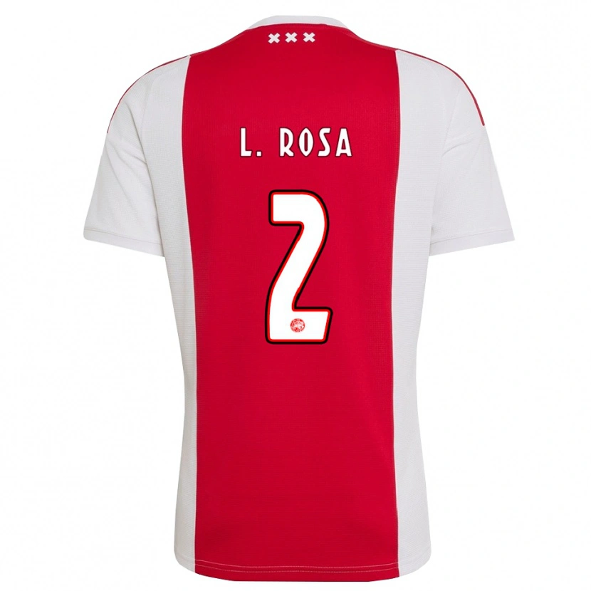 Danxen Heren Lucas Rosa #2 Rood Wit Geel Thuisshirt Thuistenue 2026/27 T-Shirt België