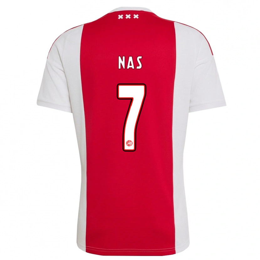 Danxen Heren Luca Nas #7 Rood Wit Geel Thuisshirt Thuistenue 2026/27 T-Shirt België