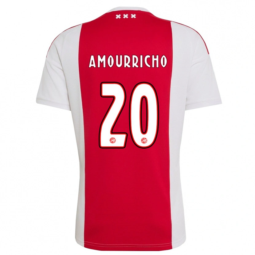 Danxen Heren Amourricho Van Axel Dongen #20 Rood Wit Geel Thuisshirt Thuistenue 2026/27 T-Shirt België