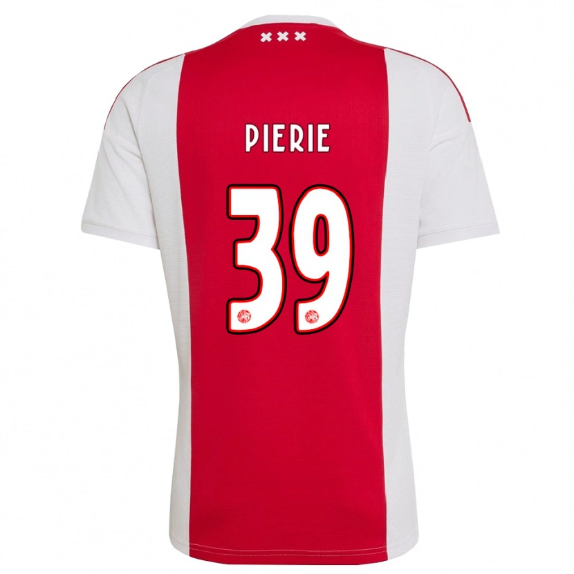 Danxen Heren Kik Pierie #39 Rood Wit Geel Thuisshirt Thuistenue 2026/27 T-Shirt België