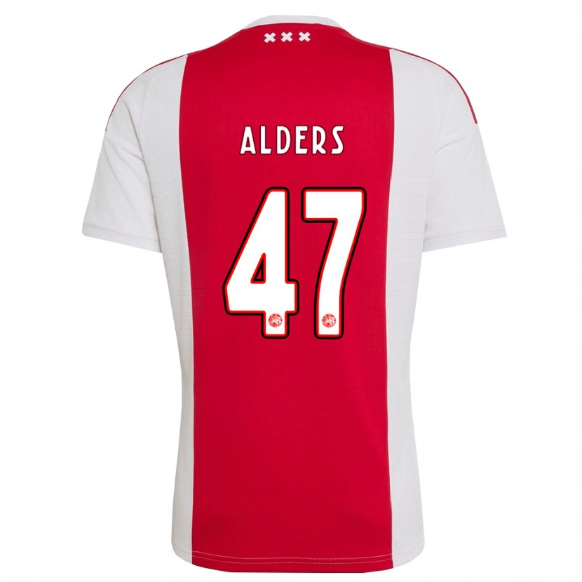 Danxen Heren Gerald Alders #47 Rood Wit Geel Thuisshirt Thuistenue 2026/27 T-Shirt België