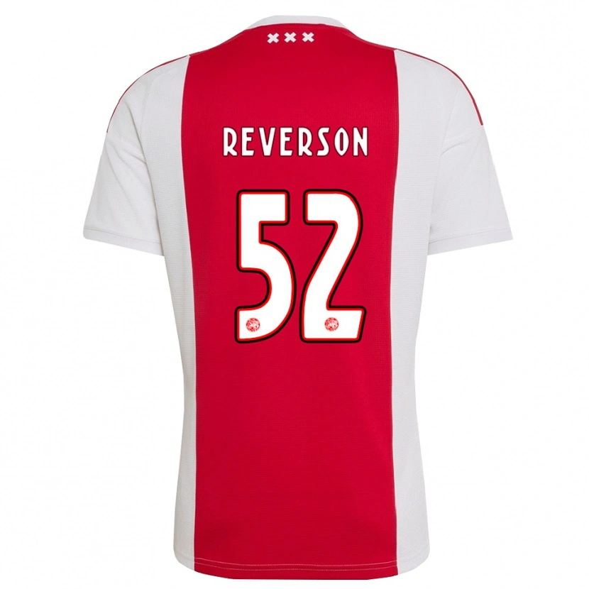 Danxen Heren Paul Reverson #52 Rood Wit Geel Thuisshirt Thuistenue 2026/27 T-Shirt België