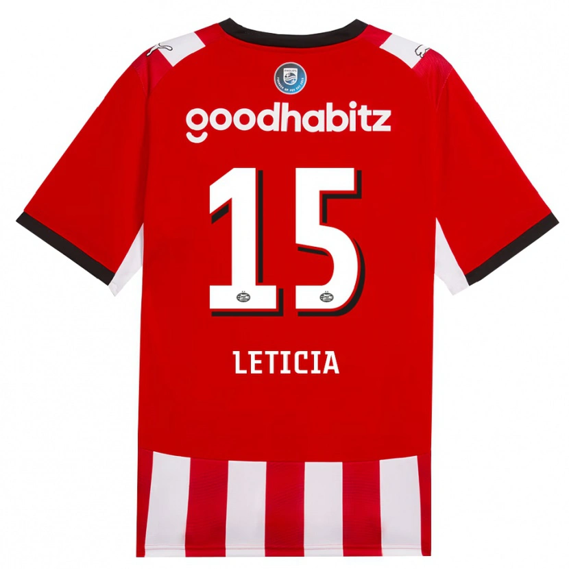 Danxen Heren Brazil Bra Leticia #15 Rood Wit Zwart Thuisshirt Thuistenue 2026/27 T-Shirt België