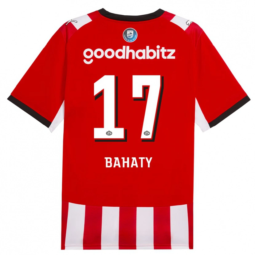 Danxen Heren Manuel Bahaty #17 Rood Wit Zwart Thuisshirt Thuistenue 2026/27 T-Shirt België