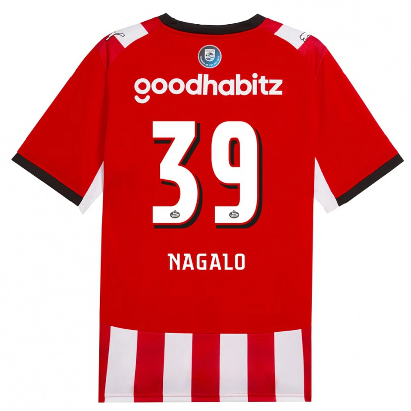 Danxen Heren Adamo Nagalo #39 Rood Wit Zwart Thuisshirt Thuistenue 2026/27 T-Shirt België