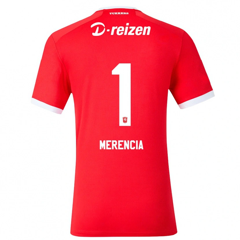 Danxen Heren Leandro Merencia #1 Rood Wit Thuisshirt Thuistenue 2026/27 T-Shirt België